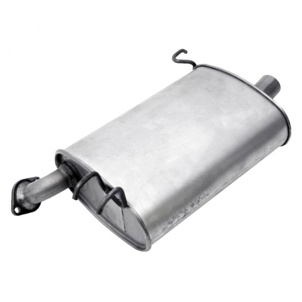 Walker® - Quiet-Flow™ Stainless Steel Driver Side Oval Aluminized Exhaust Muffler and Pipe Assembly