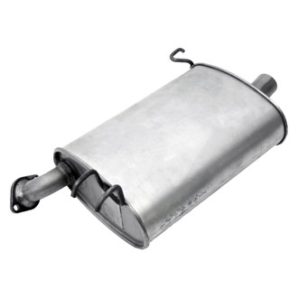 Walker® - Quiet-Flow™ Stainless Steel Driver Side Oval Aluminized Exhaust Muffler and Pipe Assembly