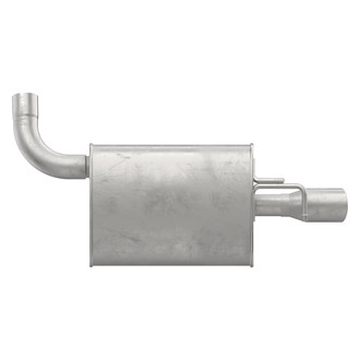 Walker® - Quiet-Flow™ Driver Side Stainless Steel Oval Bare Exhaust Muffler and Pipe Assembly