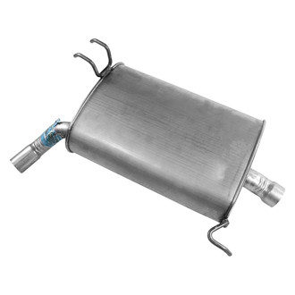 Walker® - Quiet-Flow™ Stainless Steel Passenger Side Oval Bare Exhaust Muffler and Pipe Assembly