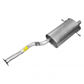 Walker® - Quiet-Flow™ Stainless Steel Oval Aluminized Exhaust Muffler and Pipe Assembly