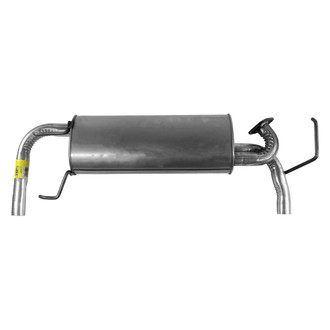 Walker® - Quiet-Flow™ Rear Stainless Steel Oval Aluminized Exhaust Muffler and Pipe Assembly