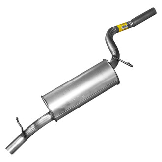 Walker® - Quiet-Flow™ Stainless Steel Rear Round Aluminized Exhaust Muffler and Pipe Assembly