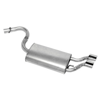Walker® - Quiet-Flow™ Stainless Steel Oval Aluminized Exhaust Muffler and Pipe Assembly