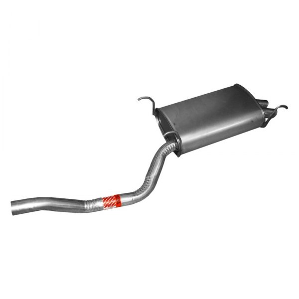 Walker® - Quiet-Flow™ Stainless Steel Rear Oval Aluminized Exhaust Muffler and Pipe Assembly