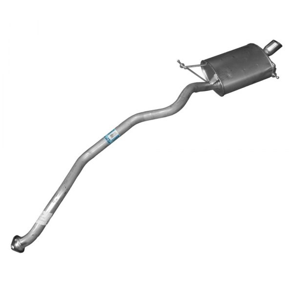 Walker® - Quiet-Flow™ Steel Rear Driver Side Oval Aluminized Exhaust Muffler and Pipe Assembly