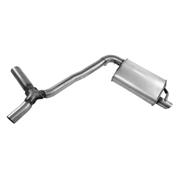 Walker® - Quiet-Flow™ Rear Passenger Side Oval Exhaust Muffler and Pipe Assembly