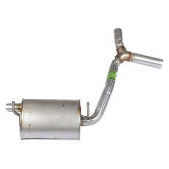 Walker® - Quiet-Flow™ Rear Passenger Side Stainless Steel Oval Exhaust Muffler and Pipe Assembly