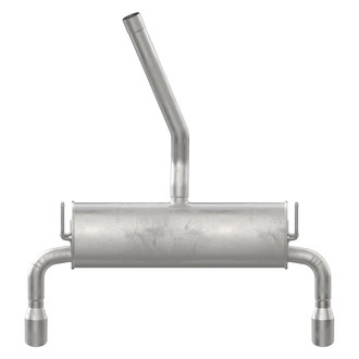 Walker® - Quiet-Flow™ Stainless Steel Oval Exhaust Muffler Assembly
