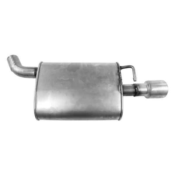 Walker® - Quiet-Flow™ Stainless Steel Driver Side Oval Silver Exhaust Muffler and Pipe Assembly