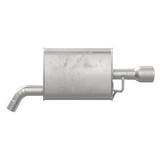 Walker® - Quiet-Flow™ Stainless Steel Oval Silver Exhaust Muffler and Pipe Assembly