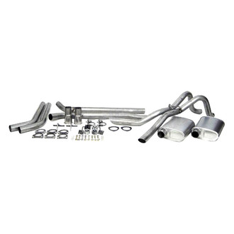 Walker® - Thrush™ Turbo Muffler™ Aluminized Steel Header-Back Exhaust System with Split Rear Exit