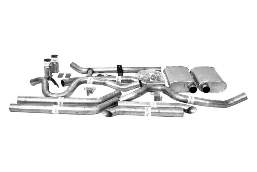 Walker® 89027 Thrush™ Turbo Muffler™ Aluminized Steel HeaderBack