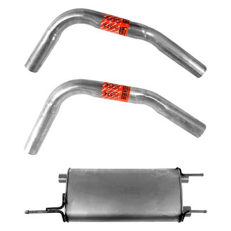 Walker® - Exhaust Muffler with Driver and Passenger Side Tailpipes Kit