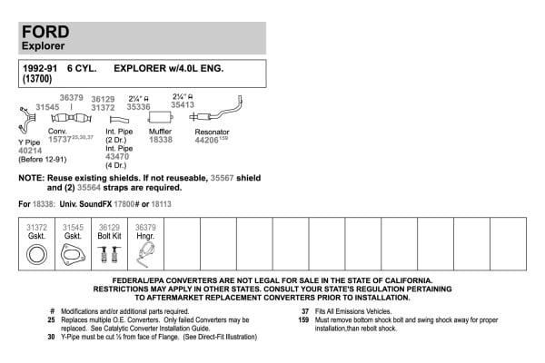 Walker SoundFX 18338 Exhaust Muffler - Aluminized Steel, Direct Fit, Corrosion Resistant, Factory Sound