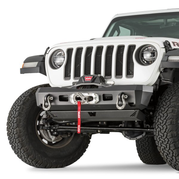 WARN® - Elite Series Stubby Front HD Black Bumper