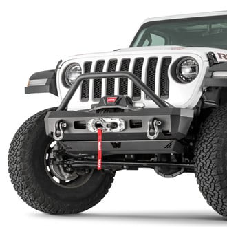 WARN® - Elite Series Stubby Front Winch HD Bumper with Hoop