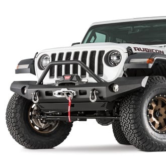 WARN® - Elite Series Full Width Front Winch HD Bumper with Hoop