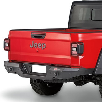 WARN® - Elite Series Full Width Black Rear HD Bumper