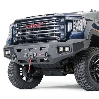 WARN® - Ascent HD Full Width Black Front Winch HD Bumper