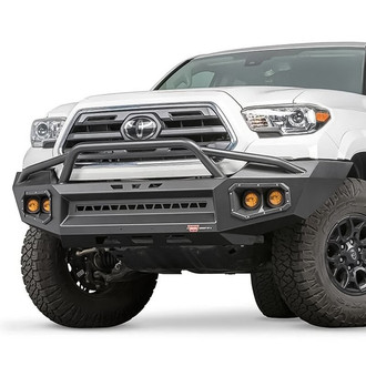 WARN® - Ascent XP Full Width Black Front HD Bumper with Pre-Runner