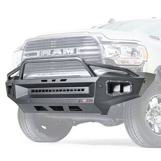 WARN® - Ascent XP Full Width Black Front HD Bumper with Pre-Runner