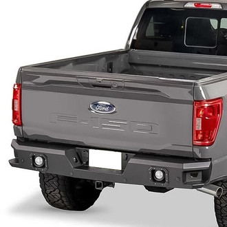 WARN® - Ascent Full Width Black Rear HD Bumper