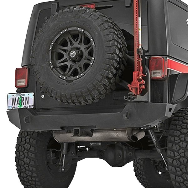 WARN® - Elite Series Full Width Rear HD Black Bumper