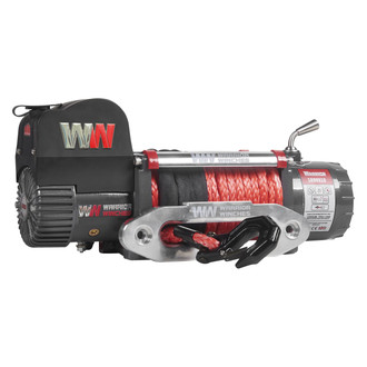 Warrior Winches® - 12,500 lbs Samurai Electric Winch with Synthetic Rope