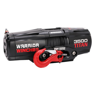 Warrior Winches® - 3,500 lbs Titan A Type Electric Winch with Synthetic Rope