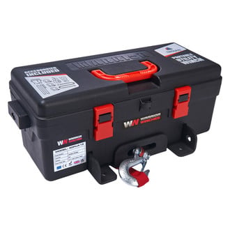 Warrior Winches® - 4,000 lbs Trojan Electric Winch with Synthetic Rope