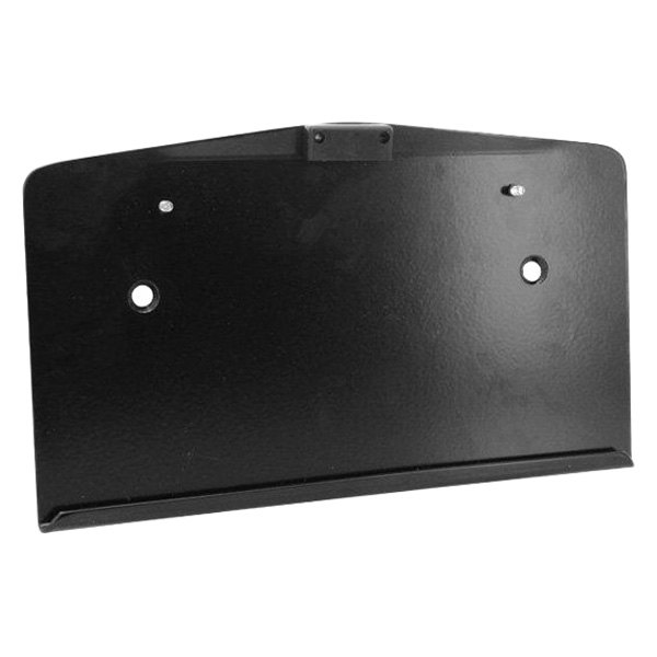 Warrior® - Center Tailgate-Mounted License Plate Bracket with LED light for use without Spare Tire