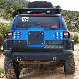 Warrior® - Driver and Passenger Side Black/Red LED Tail Lights