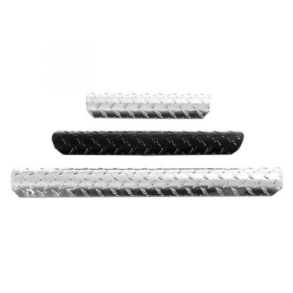 Warrior® - Black Step Plates for 3" Tube Steps