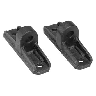 Warrior® - Black Powder Coated D-Rings Mountss