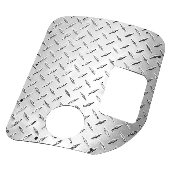 Warrior® - Aluminum Polished Diamond Plate Shifter Bezel
