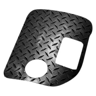 Warrior® - Aluminum Black Diamond Plate Shifter Bezel