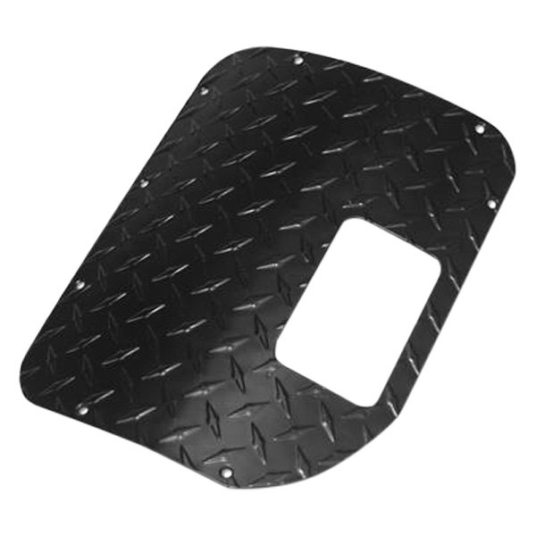 Warrior® - Aluminum Black Diamond Plate Shifter Bezel