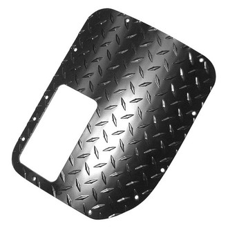 Warrior® - Aluminum Black Diamond Plate Shifter Bezel