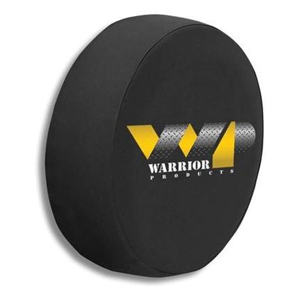 Warrior® - 28" Black Spare Tire Cover with "WP" Logo