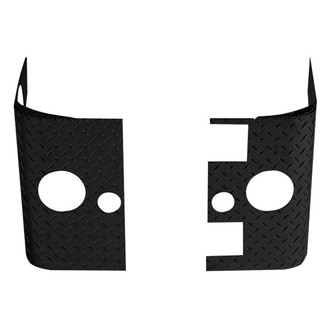Warrior® - Black Diamond Plate Rear Corners with LED Cut Out
