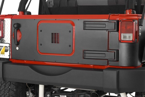 Warrior® - Smooth Black Steel Outer Tailgate Cover