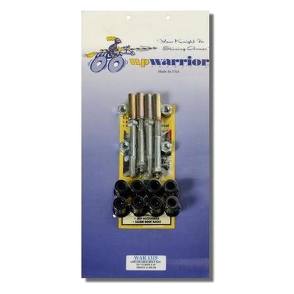 Warrior® - Greaseable Front Leaf Spring Shackle Bolt and Bushing Kit
