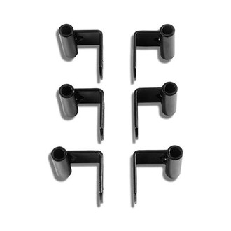 Warrior® - Black Soft Upper Half Door Brackets