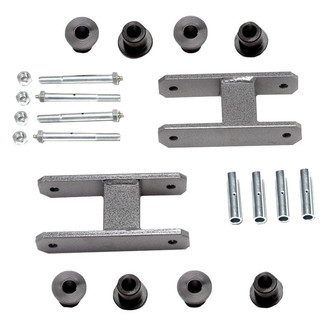 Warrior® - Greaseable Rear Leaf Spring Shackle Bolt and Bushing Kit