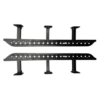 Warrior® - Bolt-On Black Side Steps