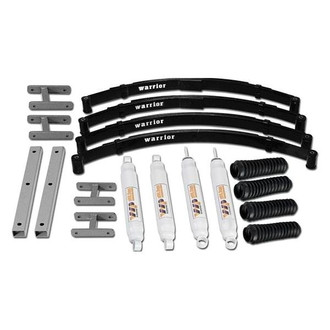 Warrior® - 4" x 4" Economy Front and Rear Suspension Lift Kit