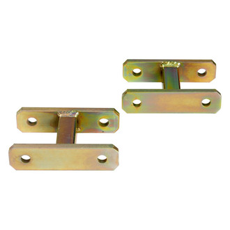 Warrior® - 1" Non-Greaseable Rear Lifted Leaf Spring Shackles