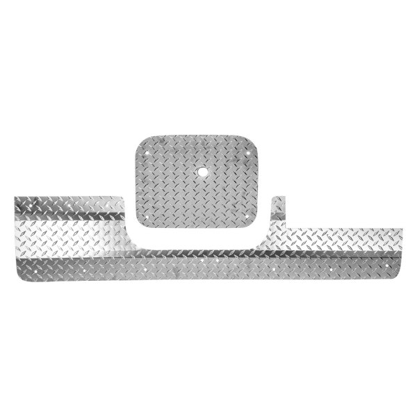 Warrior® - Diamond Plate Center and Lower Tailgate Cover