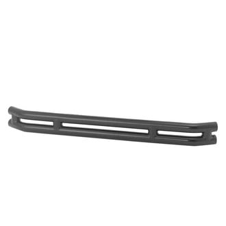 Warrior® - Full Width Black Powder Coated Front Tubular Bumper